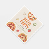 Modernes und italienisches Pizza-Party für jeden A Serviette (Ecke)