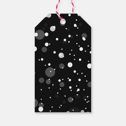 Modernes und kühnes Weihnachtsgeschenk Geschenkanhänger (Rückseite)