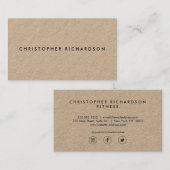 Modernes und minimales Kraftwerk Visitenkarte (Vorne/Hinten)