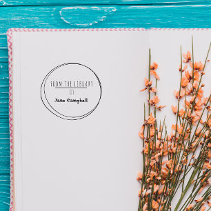 Modernes und minimalistisches Design aus der Bibli Gummistempel