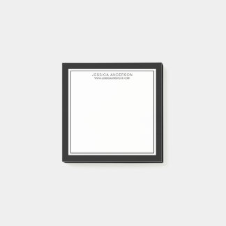 Modernes und Minimalistisches Schwarz und Weiß Per Post-it Klebezettel