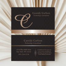 Modernes und schlankes Anfangsmonogramm generische