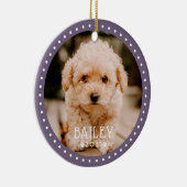 Modernes und spielerisches Dog Dog Dog Puppy Paw F Keramik Ornament (Rechts)