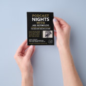 Modernes und stilvolles Podcaster, Podcast-Werbung Flyer (Gruppe)