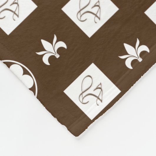 Modernes und trendiges Muster Fleecedecke (Ecke)