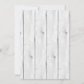 Modernes und urbanes Minimalistisch | SAVE THE DAT Date (Rückseite)