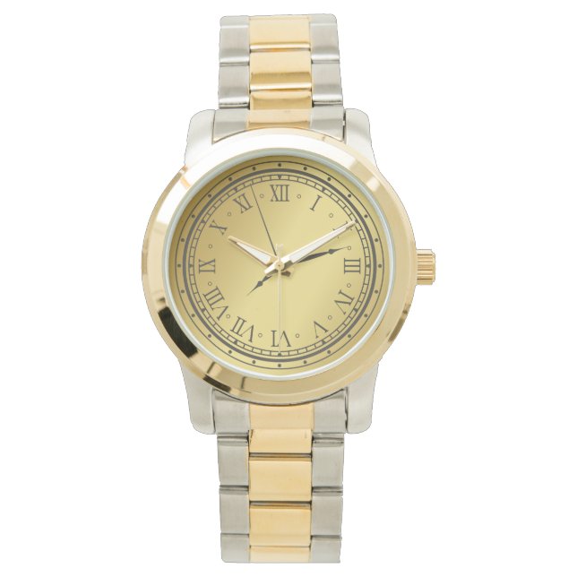 Modernes Unisex Oversized Armbanduhr (Vorderseite)