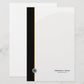 Modernes Unternehmen 001 Briefpapier (Vorne/Hinten)