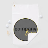 MODERNES UNTERNEHMEN EIGENES LOGO WHITE PROMOTIONA GOLFHANDTUCH (Insitu)