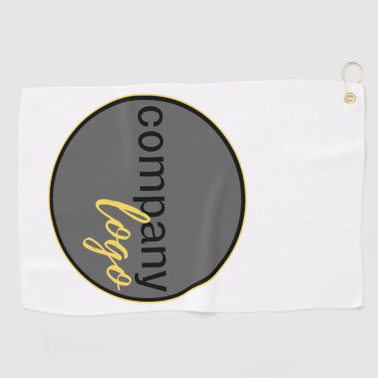 MODERNES UNTERNEHMEN EIGENES LOGO WHITE PROMOTIONA GOLFHANDTUCH (Horizontal)