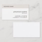 Modernes Unternehmen Elegante Beruflich Sleek Schl Visitenkarte (Vorne/Hinten)
