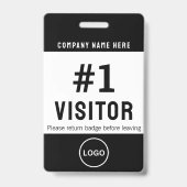 Modernes Unternehmen für das Logodesign in Schwarz Ausweis (Rückseite)