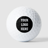 Modernes Unternehmen für das Schwarze Business-Log Golfball (Vorderseite)