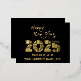 Modernes Unternehmen mit Queem Code Folien Feiertagspostkarte