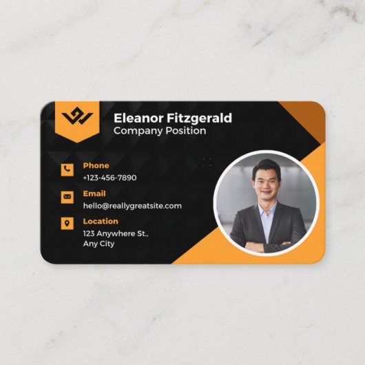 Modernes Unternehmen Visitenkarte (Vorderseite)