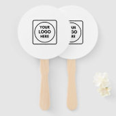 Modernes Unternehmen | Werbeaktion für kundenspezi Fächer (Vorne und Hinten)