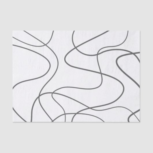 Modernes, urbanes, abstraktes Muster. Curvy-, Wavy Seidenpapier (Vorderseite)