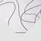 Modernes, urbanes, abstraktes Muster. Curvy-, Wavy Seidenpapier (Ausschnitt)