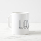 Modernes, urbanes, cooles, einfaches Design der Li Kaffeetasse (Vorderseite Links)