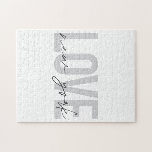 Modernes, urbanes, cooles, einfaches Design der Li Puzzle (Horizontal)