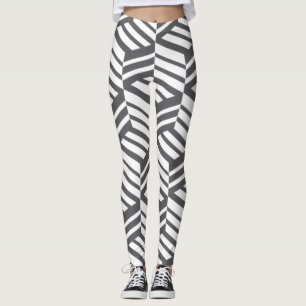 Modernes, urbanes, dynamisches geometrisches Kubik Leggings