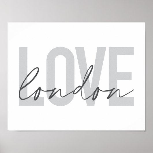 Modernes, urbanes, einfaches, cooles Design der Li Poster (Vorne)
