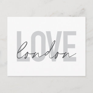 Modernes, urbanes, einfaches, cooles Design der Li Postkarte