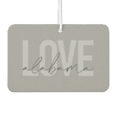 Modernes, urbanes, einfaches, cooles Design Liebe  Autolufterfrischer (Vorderseite)