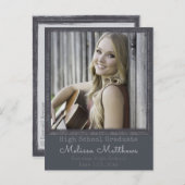 Modernes urbanes Foto Abschluss Postkarte (Vorne/Hinten)