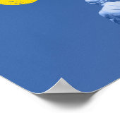 Modernes, urbanes, lebendiges, cooles Design Rom K Poster (Ecke)