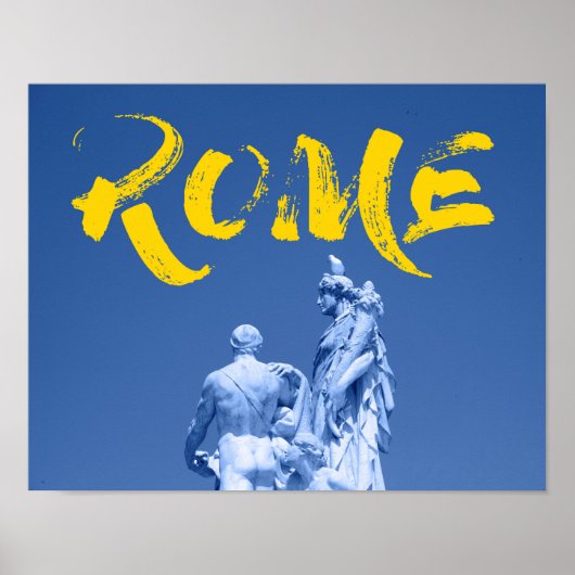 Modernes, urbanes, lebendiges, cooles Design Rom K Poster (Vorne)