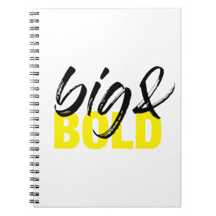 Modernes, urbanes, lebendiges Grafikdesign von Big Notizblock
