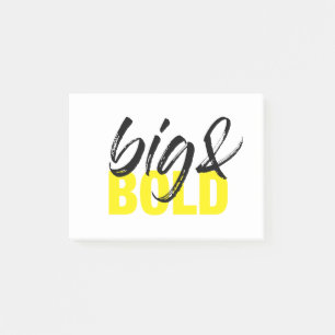 Modernes, urbanes, lebendiges Grafikdesign von Big Post-it Klebezettel