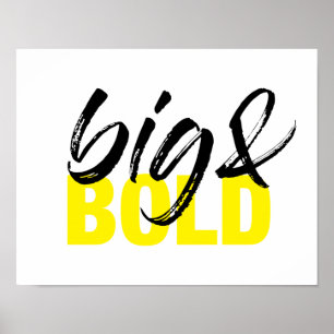 Modernes, urbanes, lebendiges Grafikdesign von Big Poster