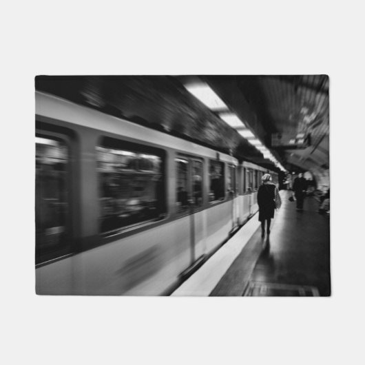 Modernes, urbanes Pariser Leben Fußmatte (Vorderseite)