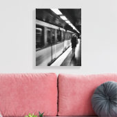 Modernes, urbanes Pariser Leben Leinwanddruck (Insitu (Wohnzimmer))