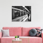 Modernes, urbanes Pariser Leben Leinwanddruck (Insitu (Wohnzimmer))