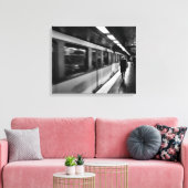 Modernes, urbanes Pariser Leben Leinwanddruck (Insitu (Wohnzimmer))