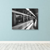 Modernes, urbanes Pariser Leben Leinwanddruck (Insitu (Holzboden))