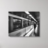 Modernes, urbanes Pariser Leben Leinwanddruck (Vorderseite)