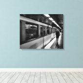 Modernes, urbanes Pariser Leben Leinwanddruck (Insitu (Holzboden))