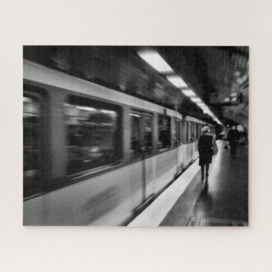 Modernes, urbanes Pariser Leben Puzzle (Horizontal)