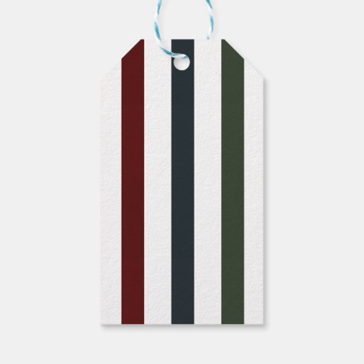 modernes Urlaubsangebot Ruhe und Freude Geschenkanhänger (Rückseite)