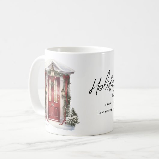 Modernes Urlaubsziel Kaffeetasse (Vorderseite Links)