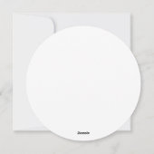 Modernes Valentindesign Feiertagskarte (Rückseite)