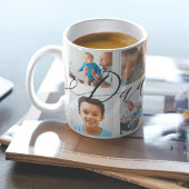 Modernes Vater Script | Geschenk für Väter Foto Co Kaffeetasse