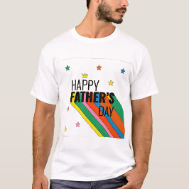 Modernes Vatertags-Feier-Shirt T-Shirt