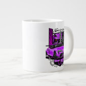 Modernes Vector Design Jumbo-Tasse (Vorderseite Rechts)