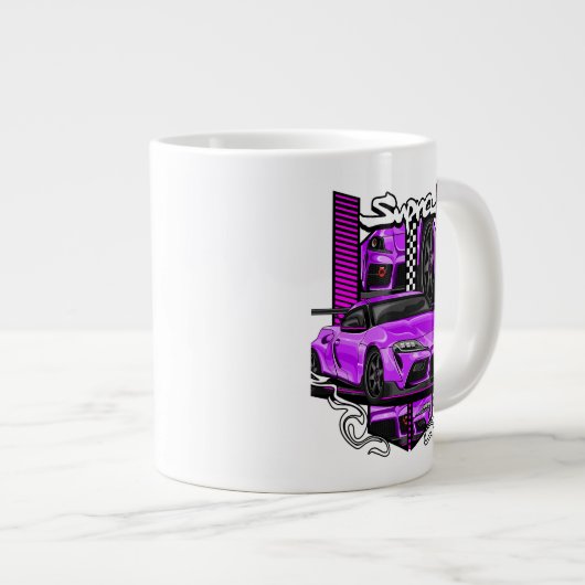 Modernes Vector Design Jumbo-Tasse (Vorderseite Rechts)
