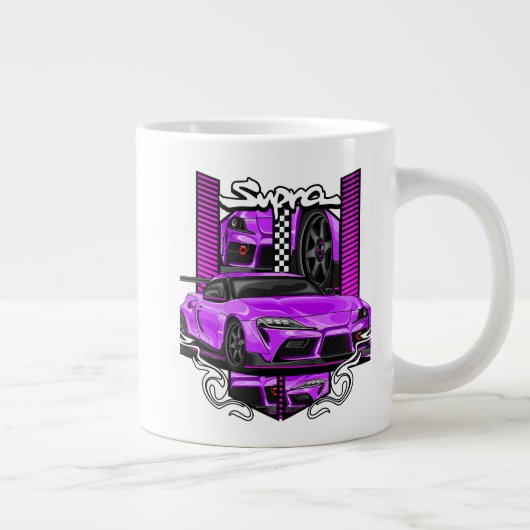 Modernes Vector Design Jumbo-Tasse (Rechts)